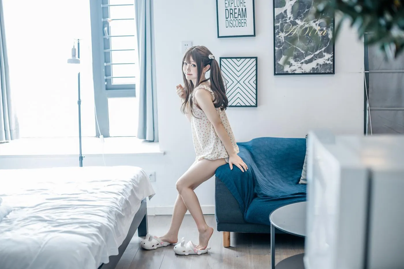 神沢永莉 – NO.07 黄色吊带睡衣兔兔 [22P]插图6